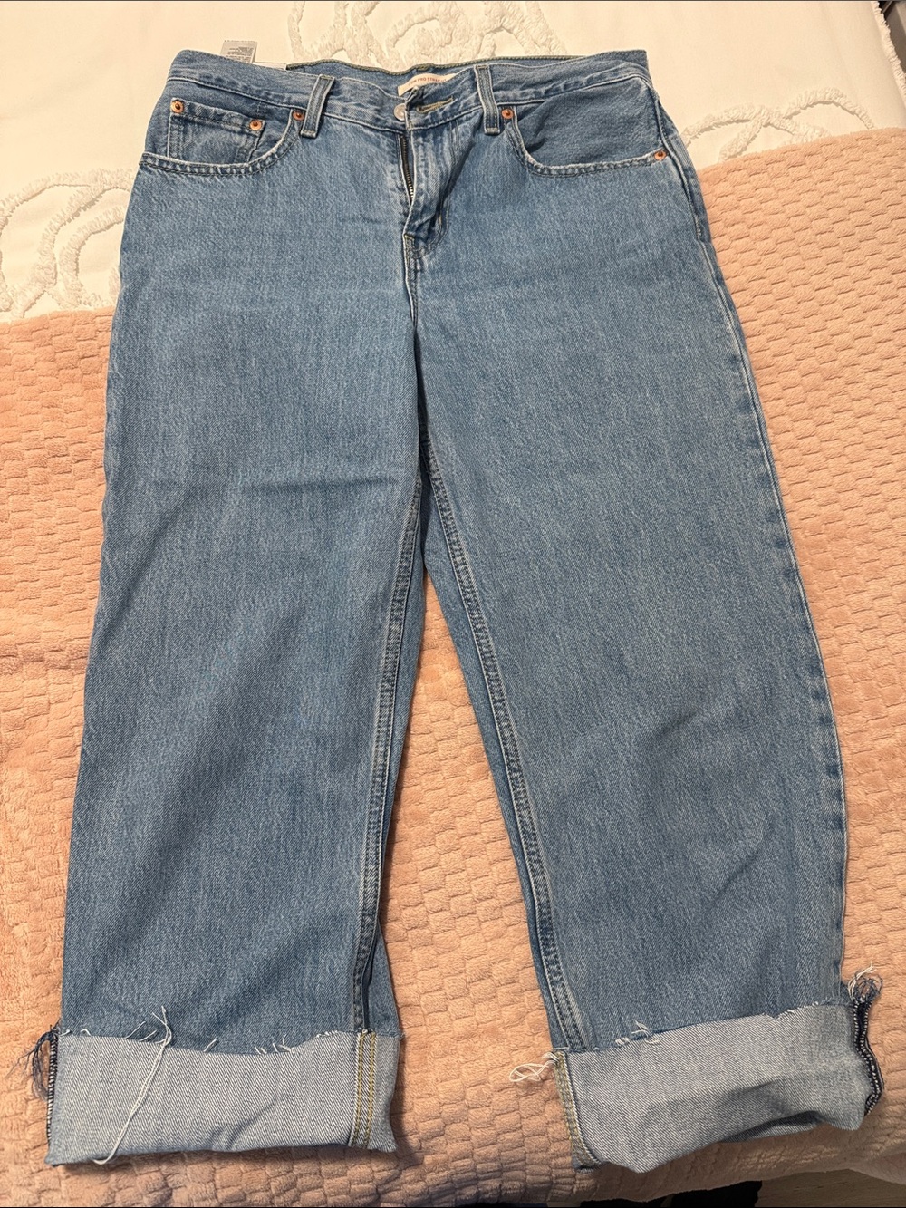 Levi’s Straight-Leg Women’s Jeans in Light Blue